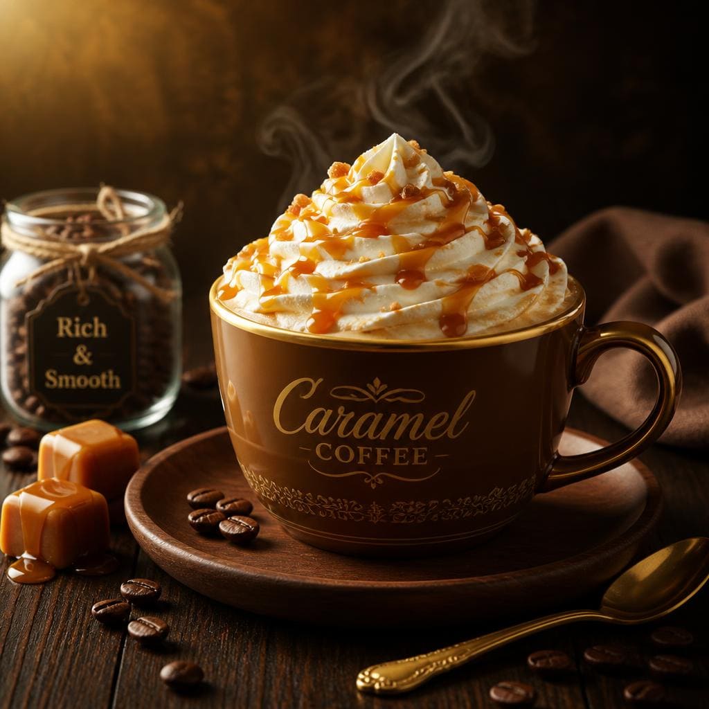 Caramel Warkop 84 minuman kopi caramel manis dan creamy