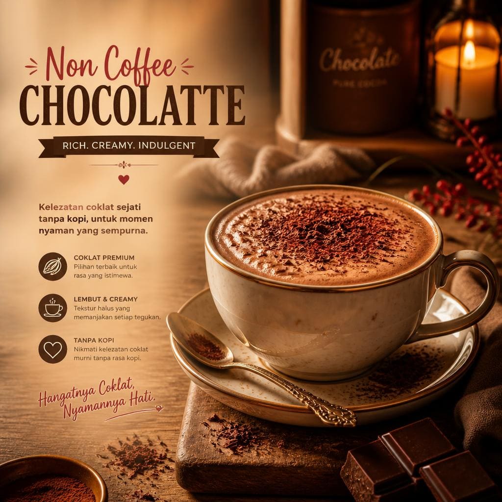 Chocolatte Warkop 84 minuman coklat creamy dan manis